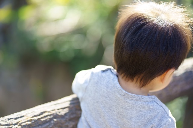 子どもの後ろ姿